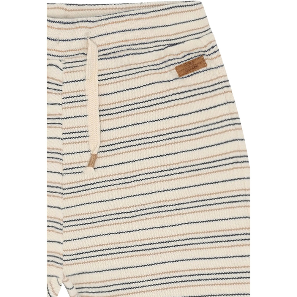 Køb Hust & Claire Snow White Gus Fine Striped Strik