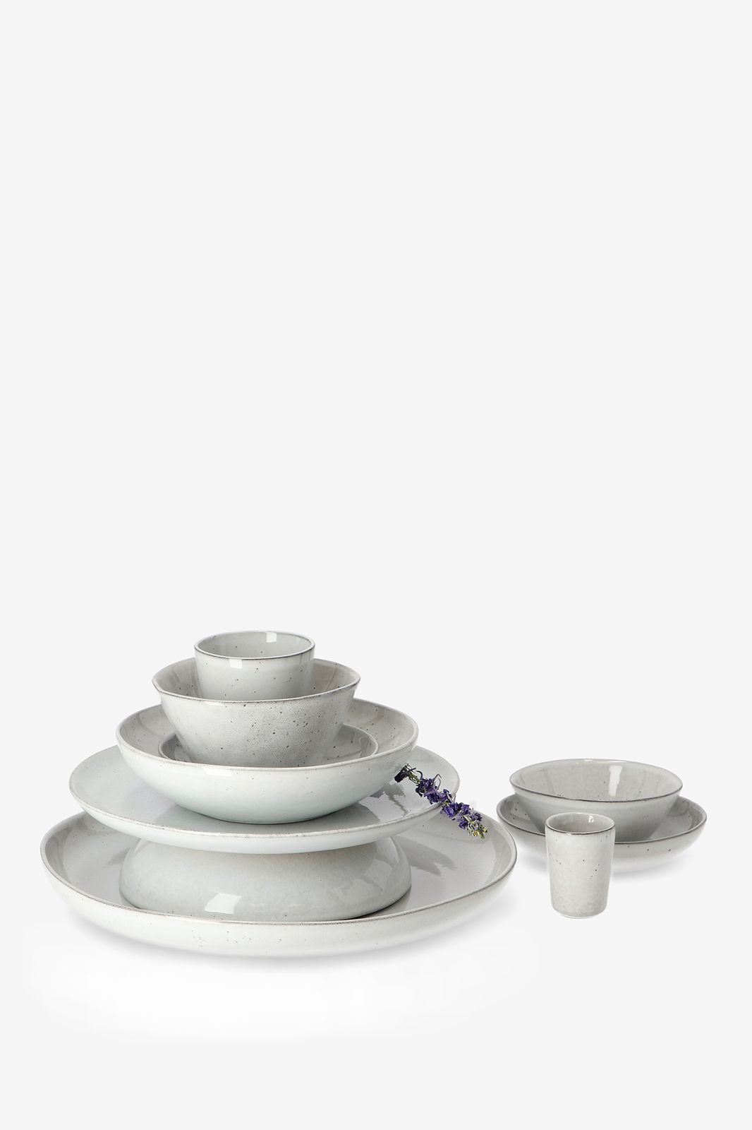Ontbijtbord grey glaze