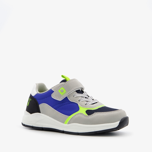 Blue Box jongens sneakers met neon gele details