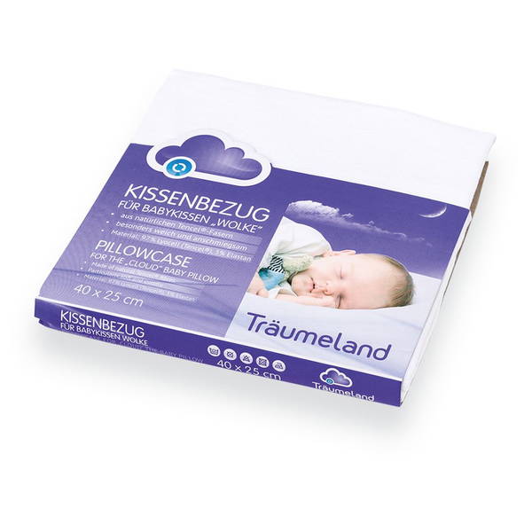 TräumelandTräumeland   Kissenbezug Wolke  40x25cm weiss