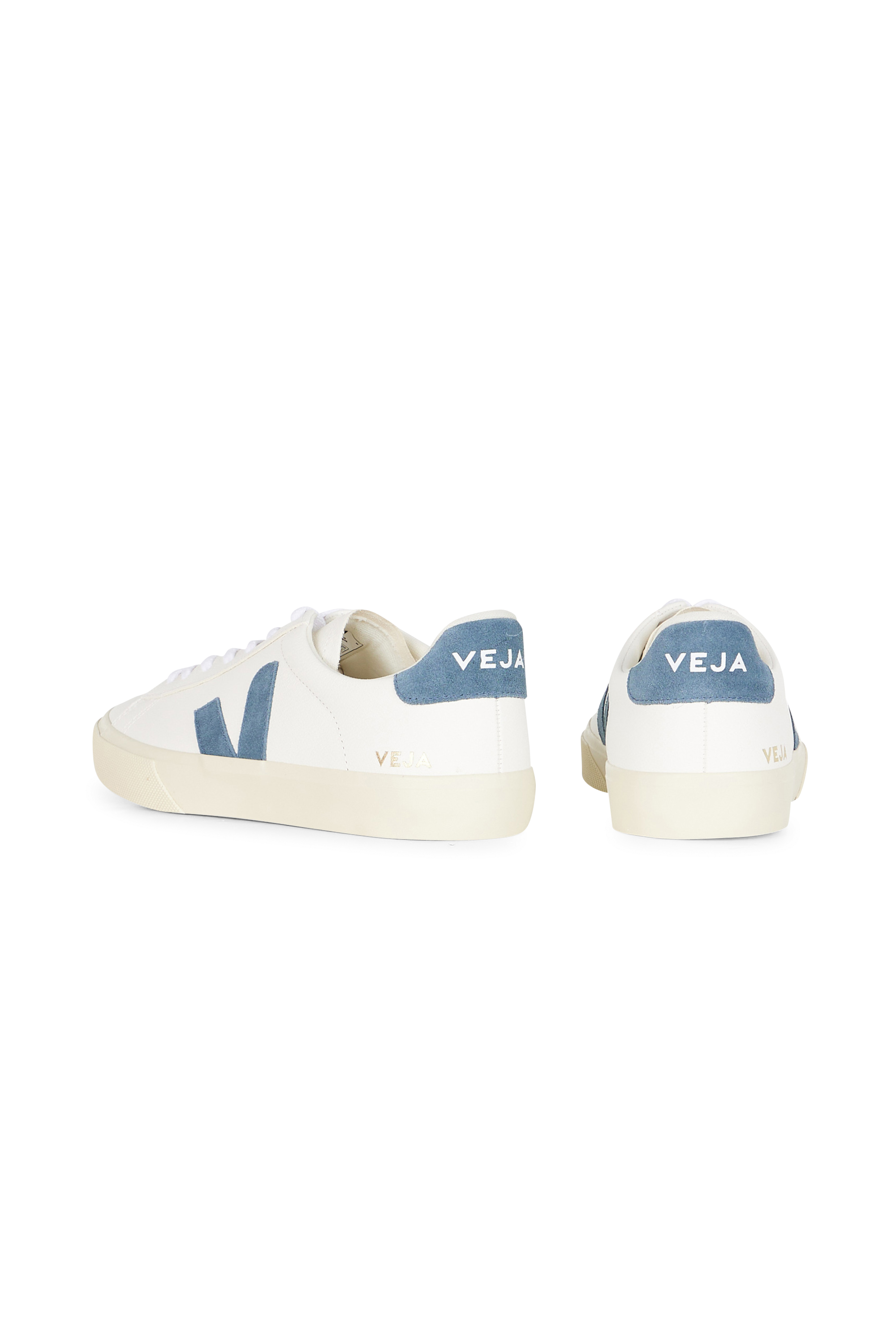 VEJA Baskets CAMPO CHROMEFREE LEATHER Blanc
