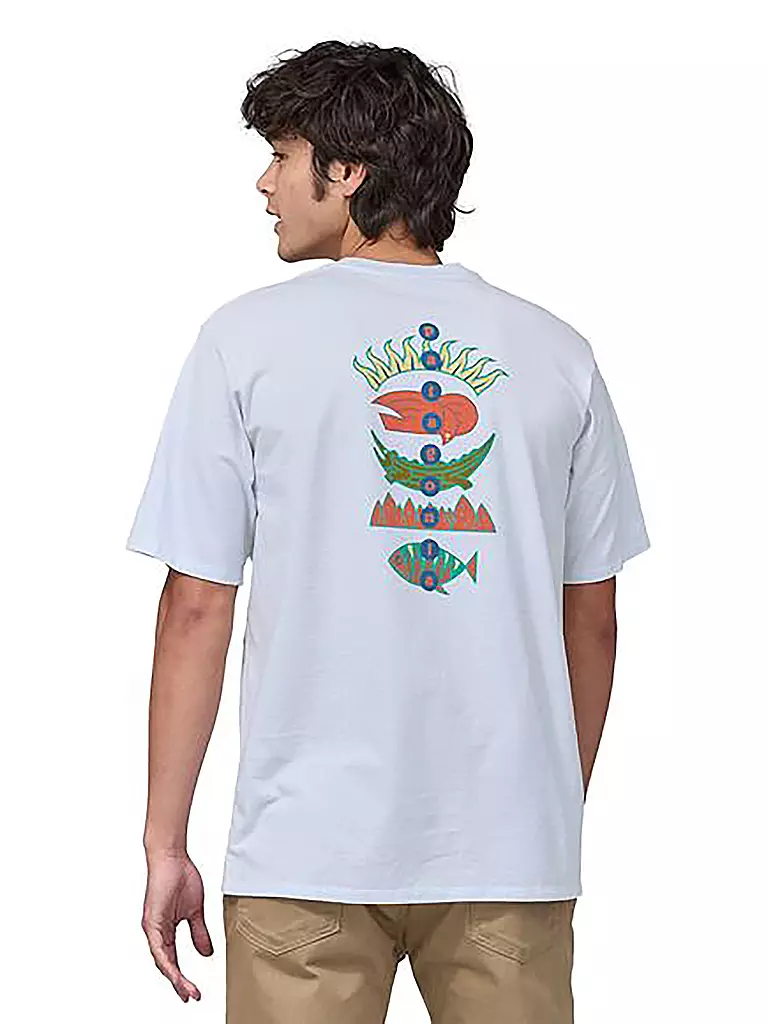PATAGONIA T-Shirt M'S FITZ ROY  weiss
