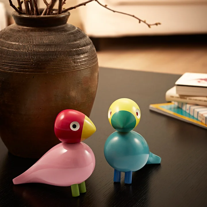 Kay Bojesen - Singvogel Flora, Year Bird 2024, pink