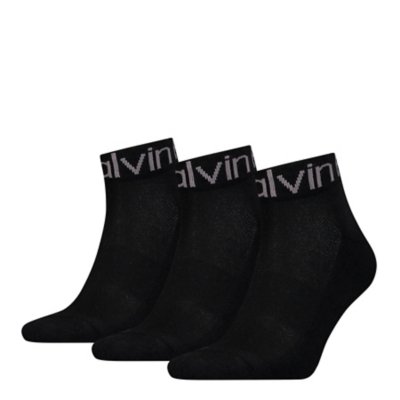 Chaussettes homme Quarter 3P Logo CALVIN KLEIN