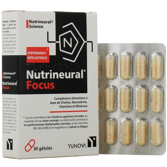 Yunova Nutrineural Focus : performances intellectuelles