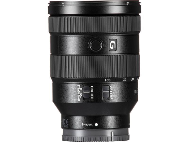 Sony Zoomobjektiv FE 24-105mm F/4 G OSS Sony E-Mount Kompaktes, leichtes umfassendes Zoomobjektiv