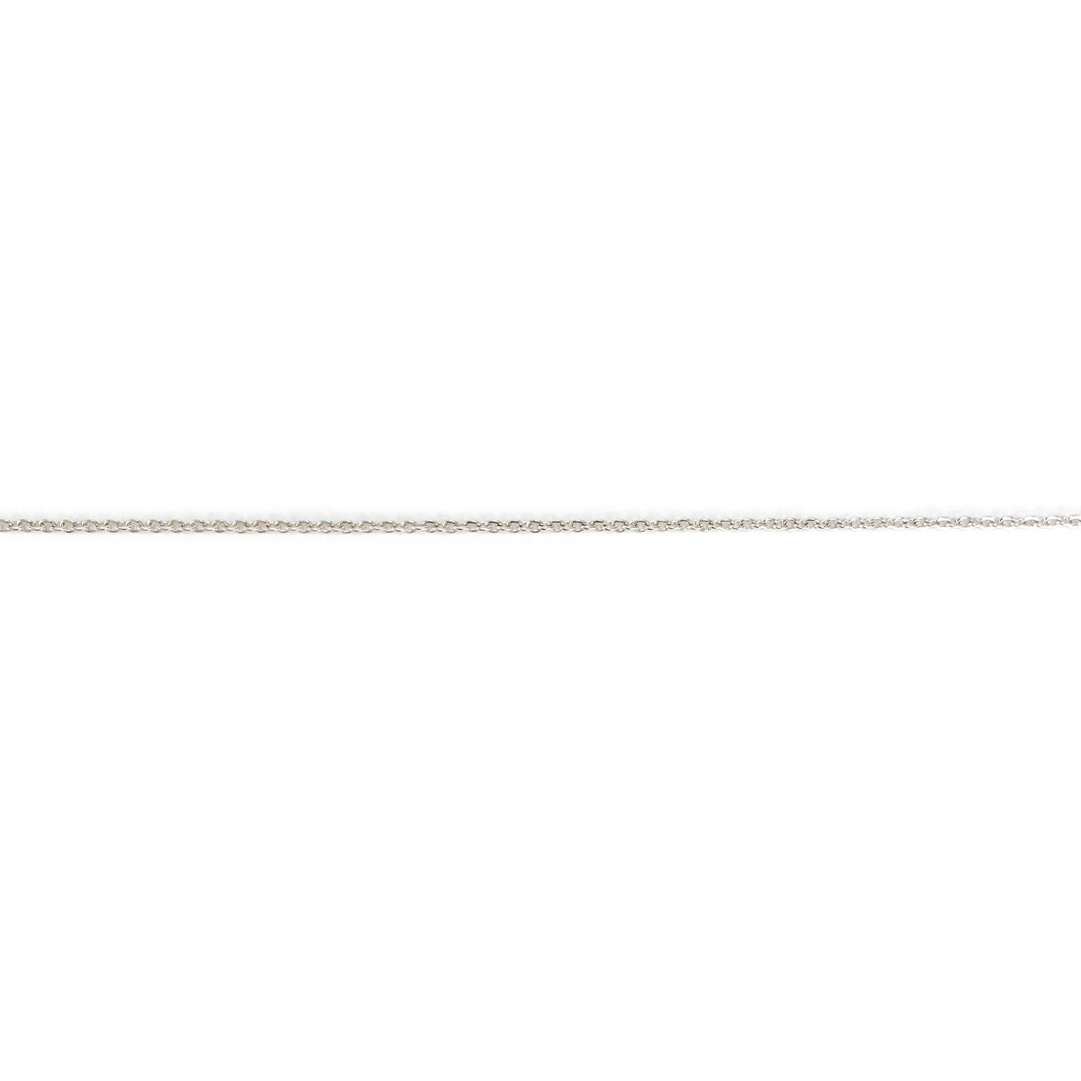 Collier d'occasion or 750 blanc diamants 42 cm