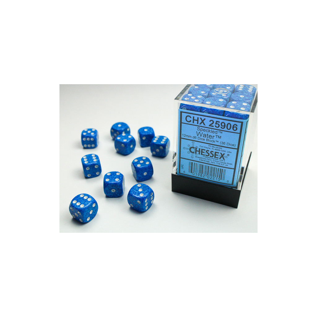 Set de 36 Dés Chessex : Speckled