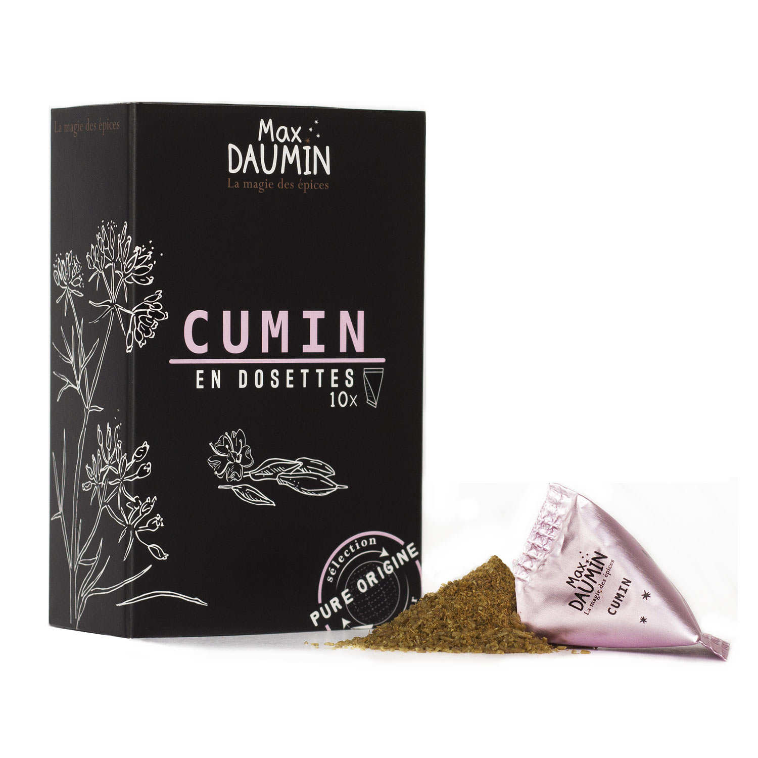 10 dosettes de cumin d'Inde