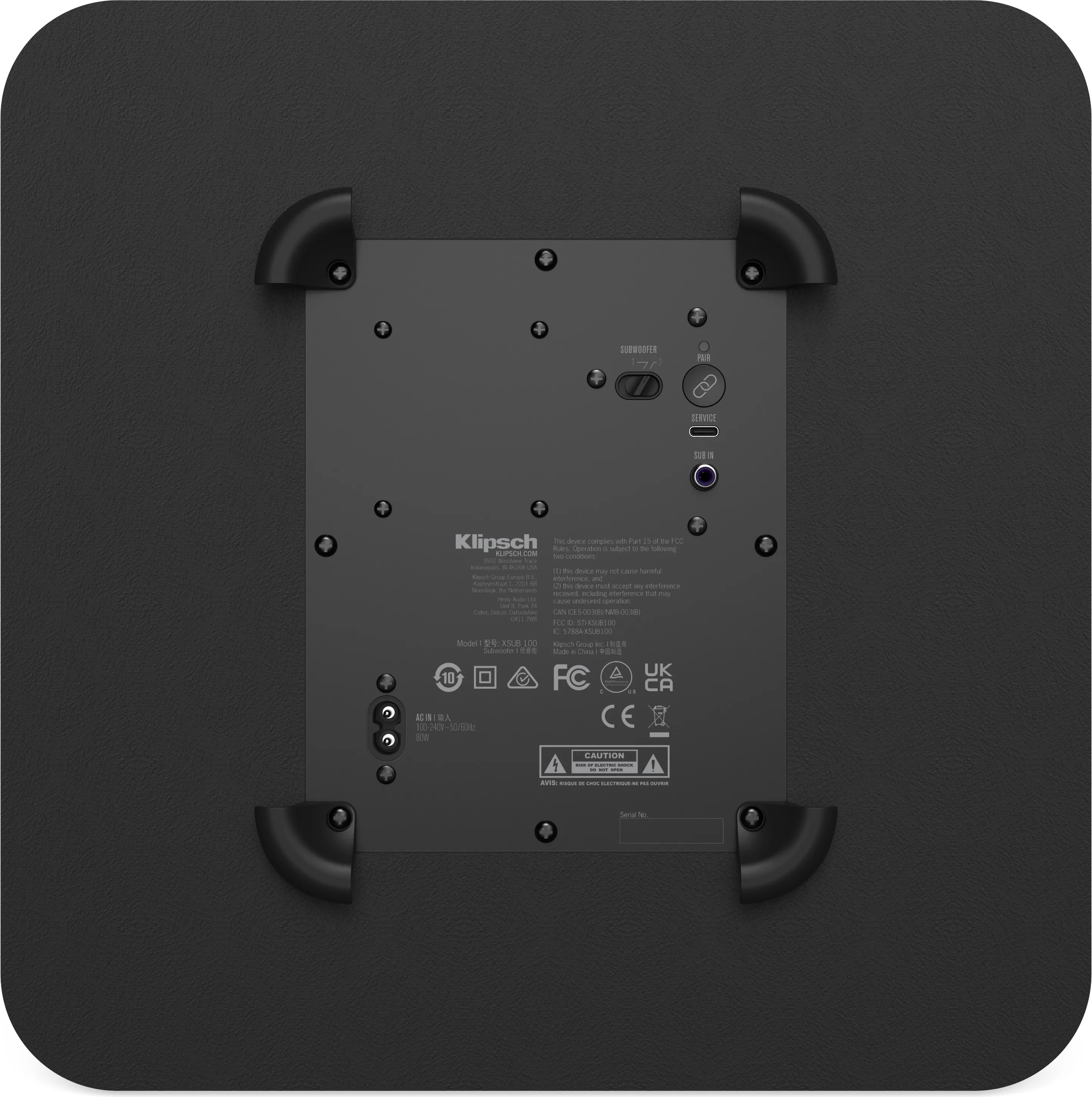Klipsch Flexus Sub 100 Caissons de basses