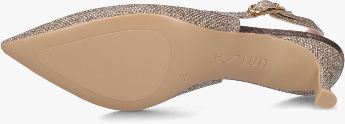 goudkleurig unisa slingbacks ibon