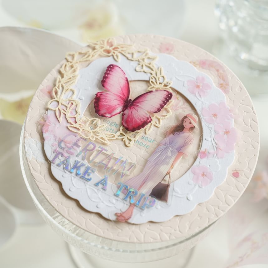 Schattige essentials - PET-afplaktape met bloemenmotief (verschillende designs)