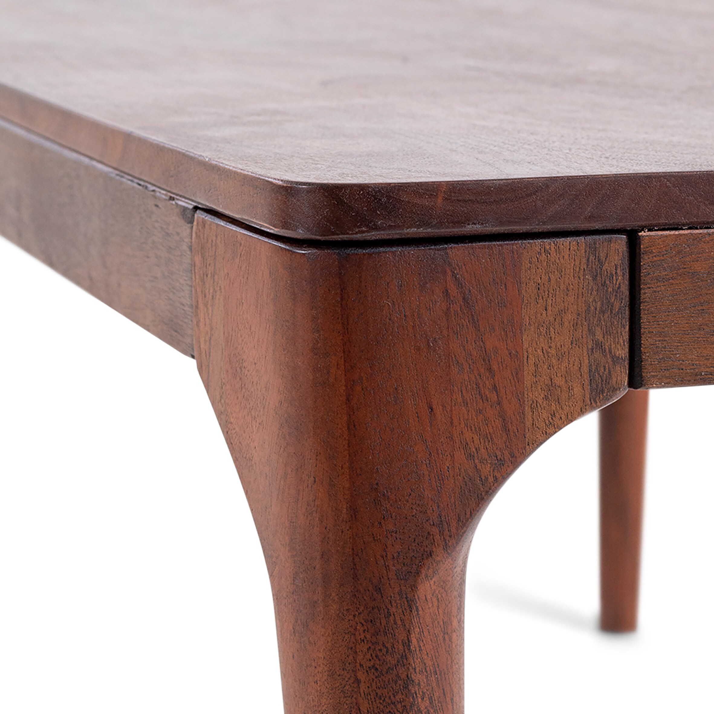 byLIVING Couchtisch BOSSE, Breite 115 cm, Akazie braun, abgerundete Kanten
