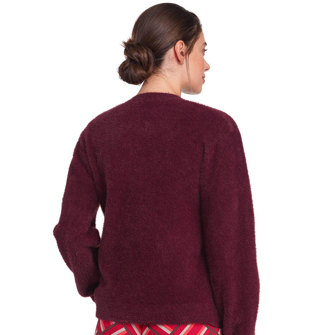 Gina Benotti Damen Strickjacke weinrot