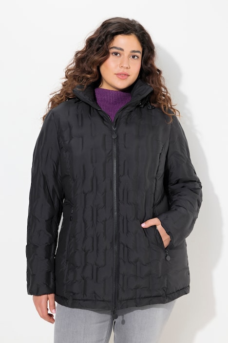 HYPRAR Steppjacke, wasserabweisend, Kapuze