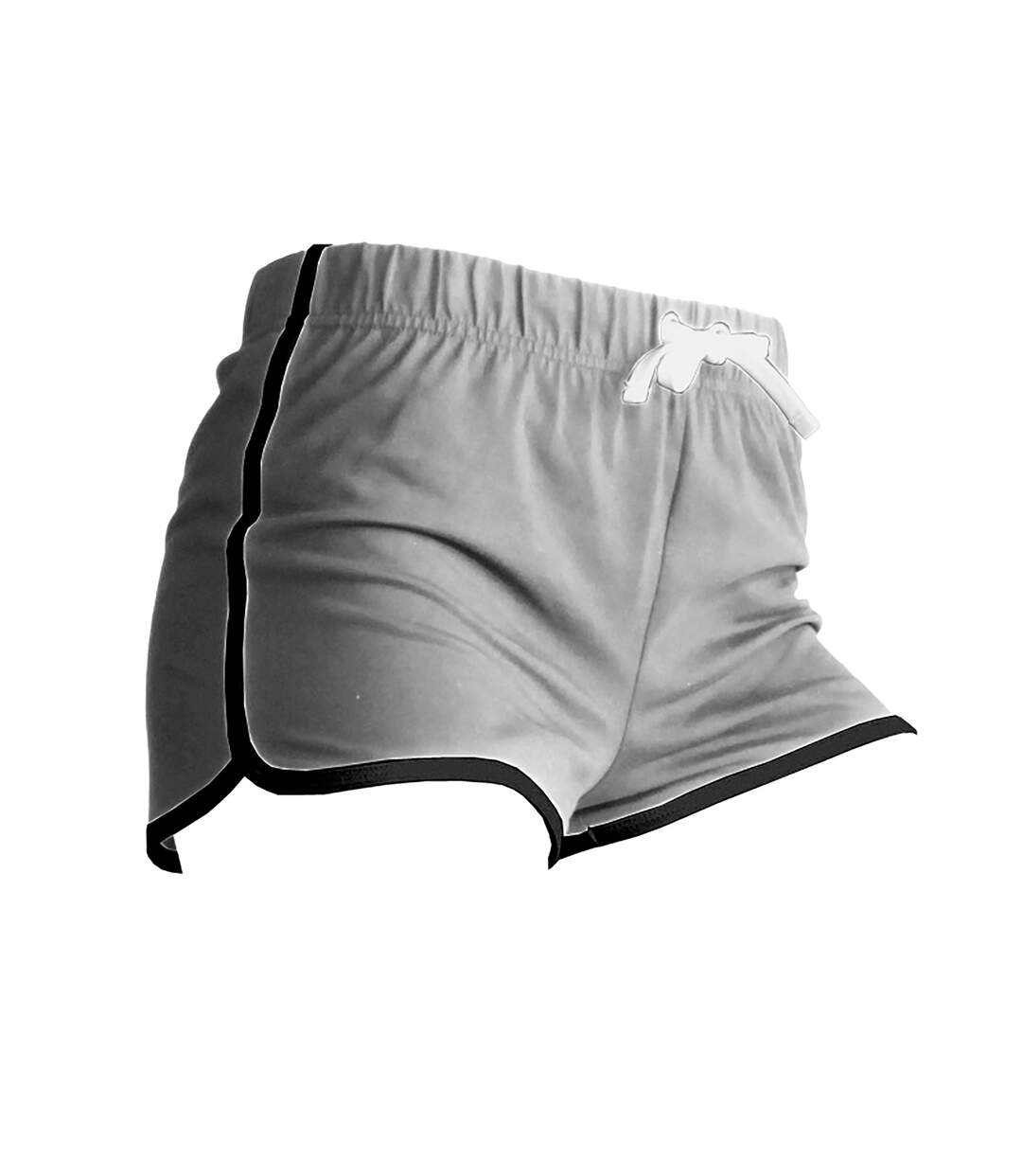 Skinni Fit - Short de sport rétro - Femme (Rouge/Jaune) - UTRW2838