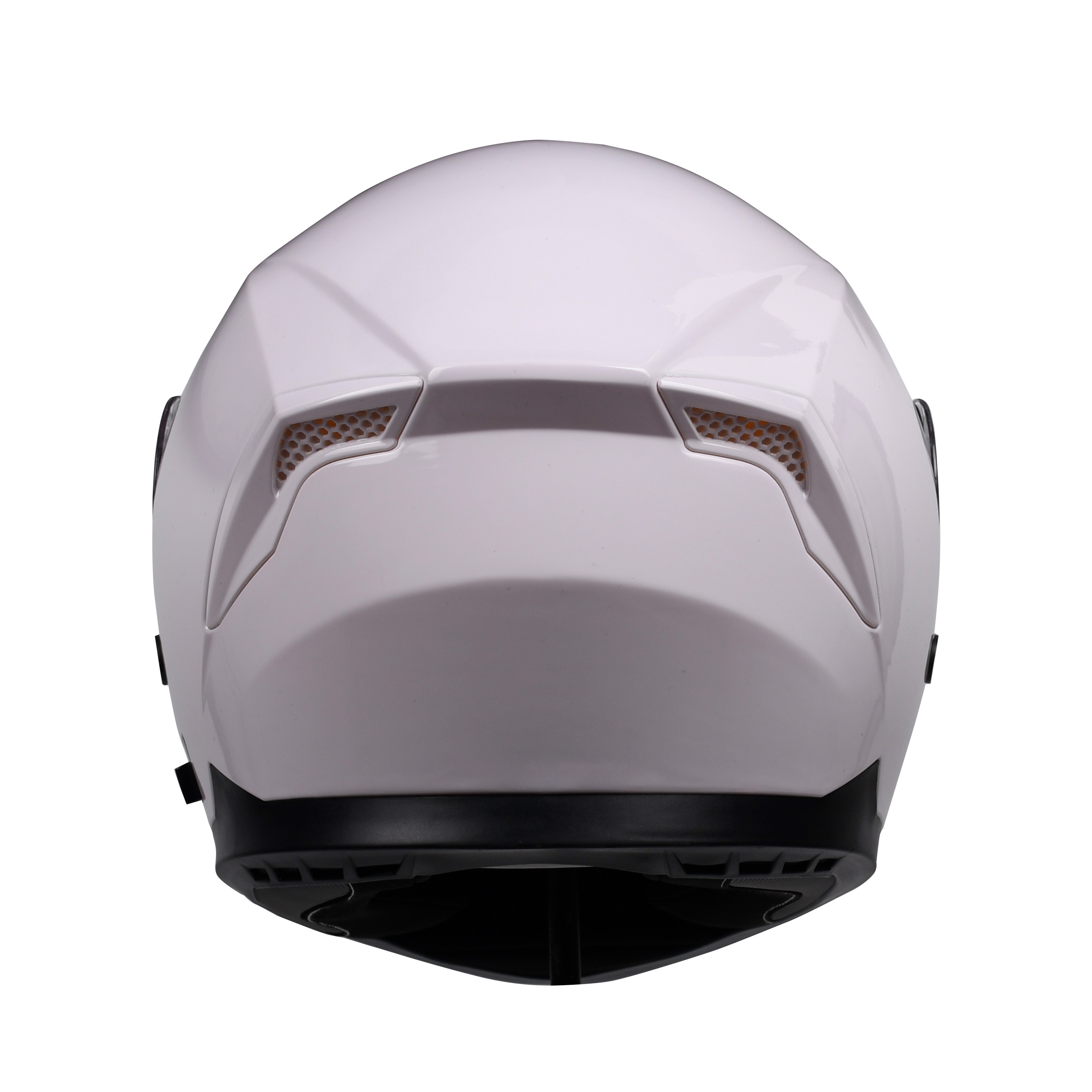 Motorrad Integralhelm Einzelvisier weiss Grösse 61