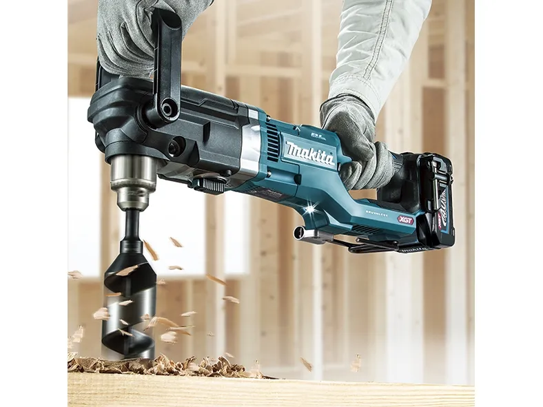 Makita XGT DA001GZ - Vinkelbor - ledningfri - 2-hastigheders - borepatron med nøgle 13 mm - 136 N·m - intet batteri, ingen oplader - 40 V - SOLO