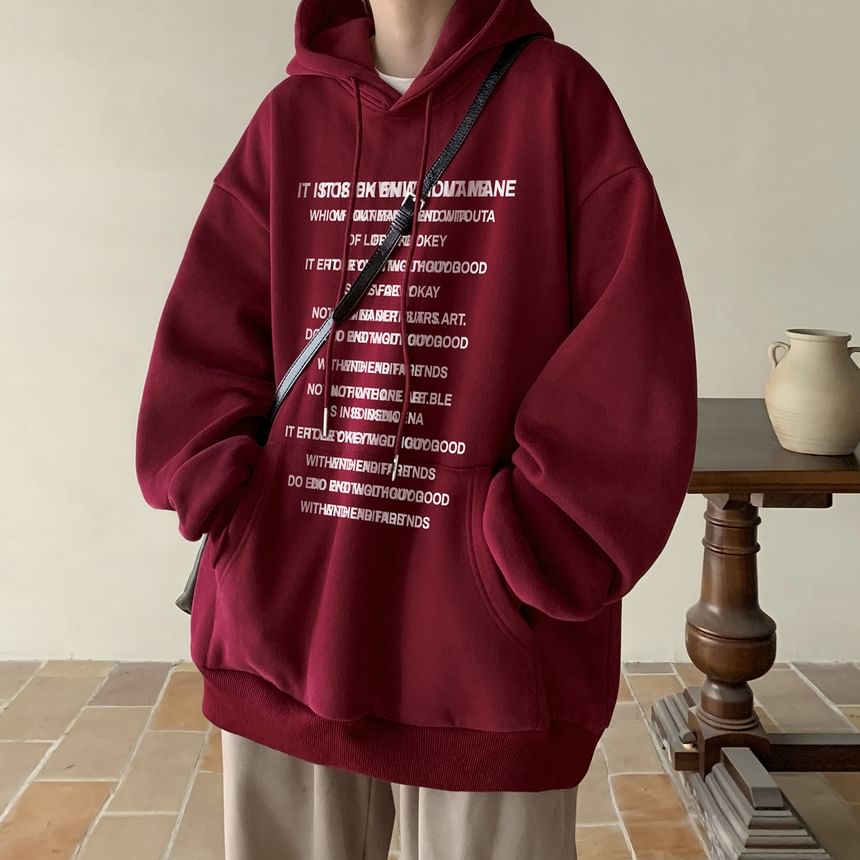 Kimeya - Oversized hoodie met letters