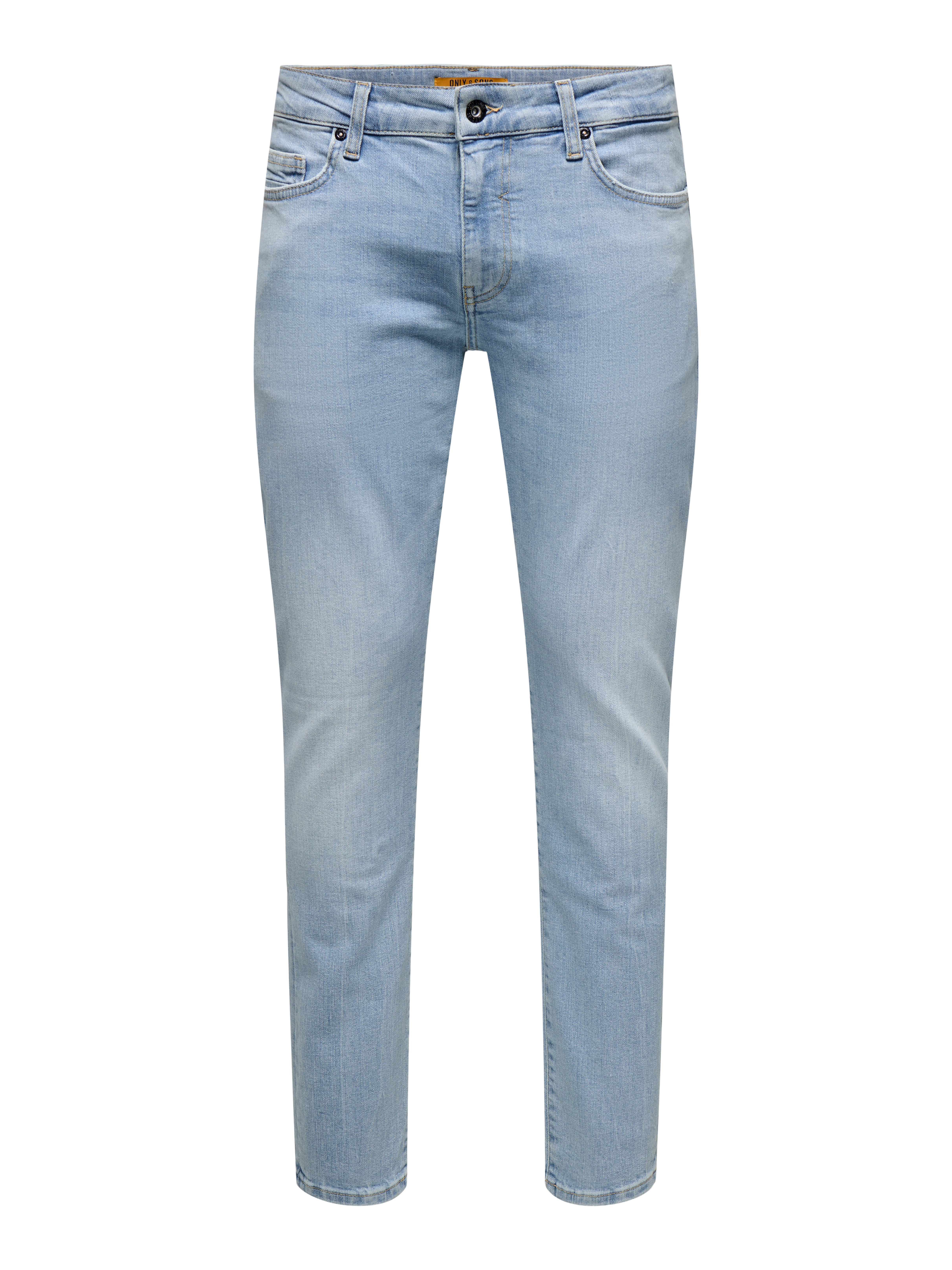 ONSLOOM Niedrige Taille Slim Fit Jeans Light Blue Denim