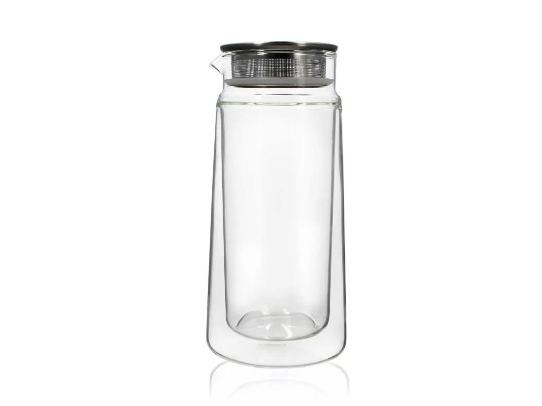 Ogo Living - Carafe Viktor Double Paroi 650ml Couvercle Infuseur