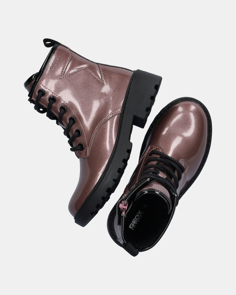 Geox J Casey Veterboots  - roze