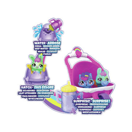 Hatchimals Alive Hungry met Kinderwagen Speelset