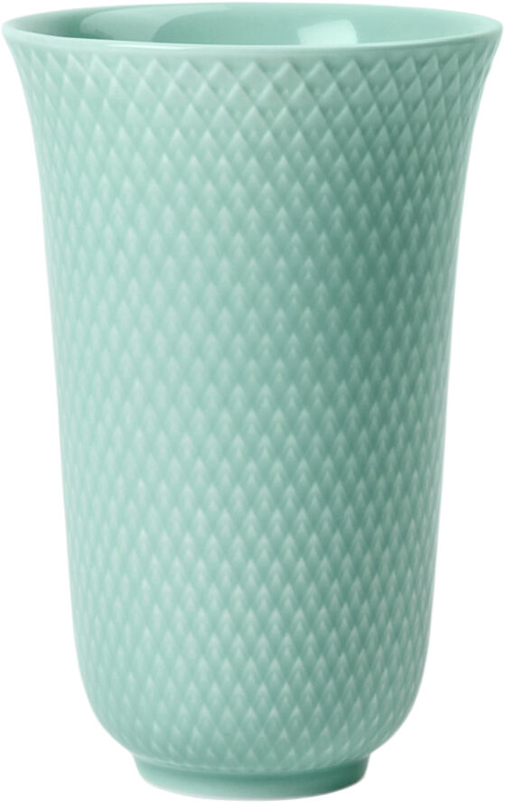 Lyngby Porcelæn Rhombe Color Vase H15 aqua porcelæn Blå