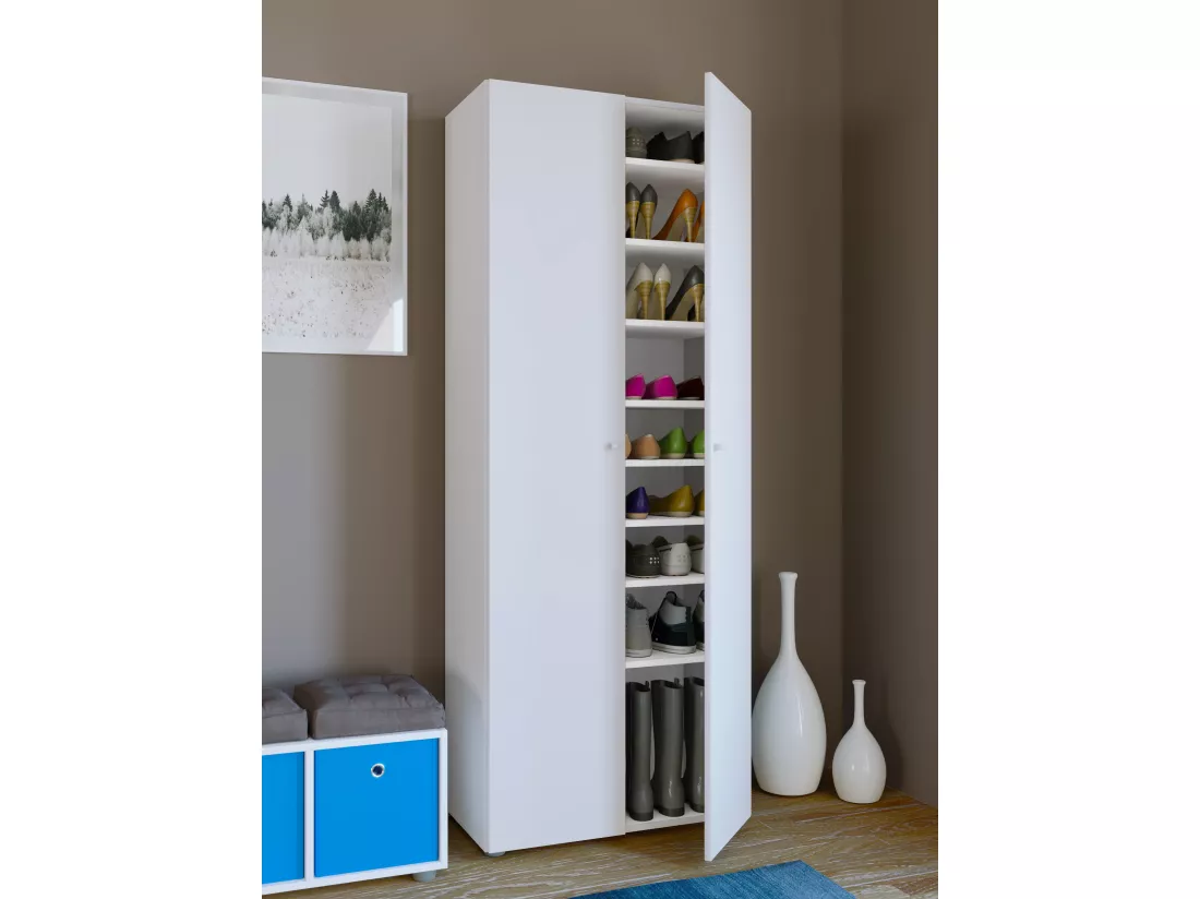XXL Bois Grande armoire à chaussures Vandol 9