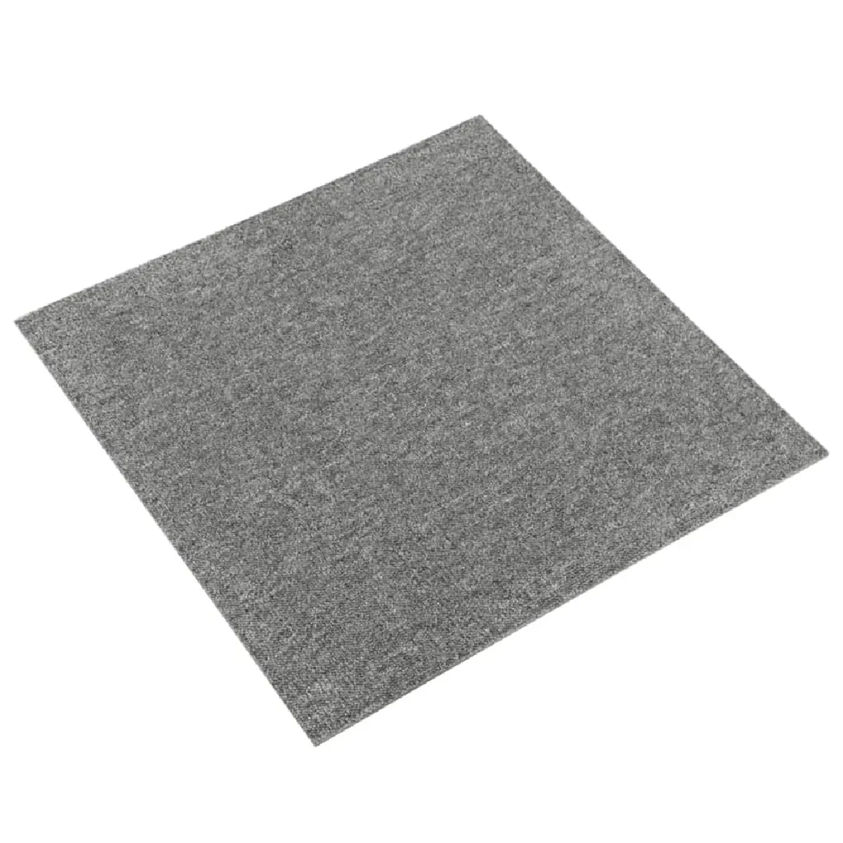 vidaXL Dalles de tapis 5 m² - Gris