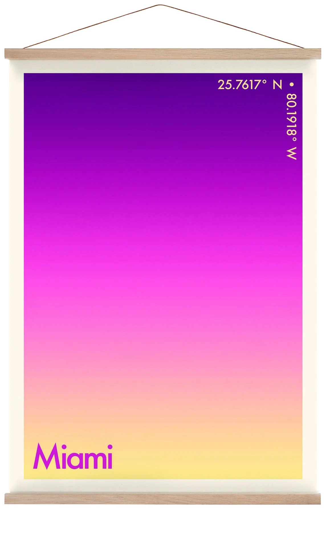 Miami Sonnenuntergang Stadt