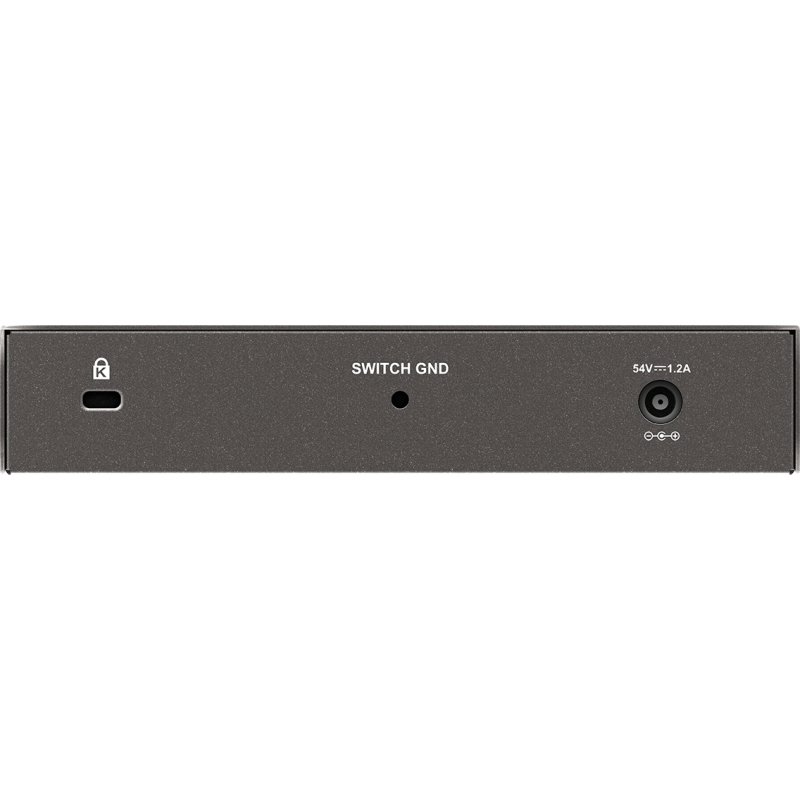 D-Link DGS-1008P/E commutateur réseau Non-géré L2 Gigabit Ethernet (10/100/1000) Connexion Ethernet, supportant l'alimentation via ce port (PoE) Bureau Noir