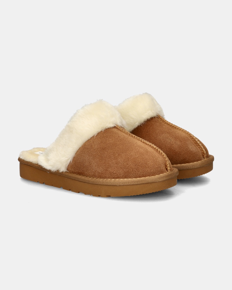 Nelson Home Pantoffels  - cognac