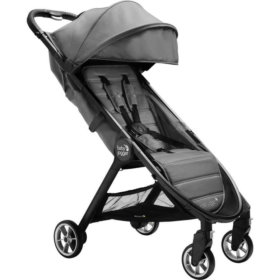 baby jogger Buggy City Tour 2 Shadow Grey inklusive Sicherheitsbügel und Wetterschutz