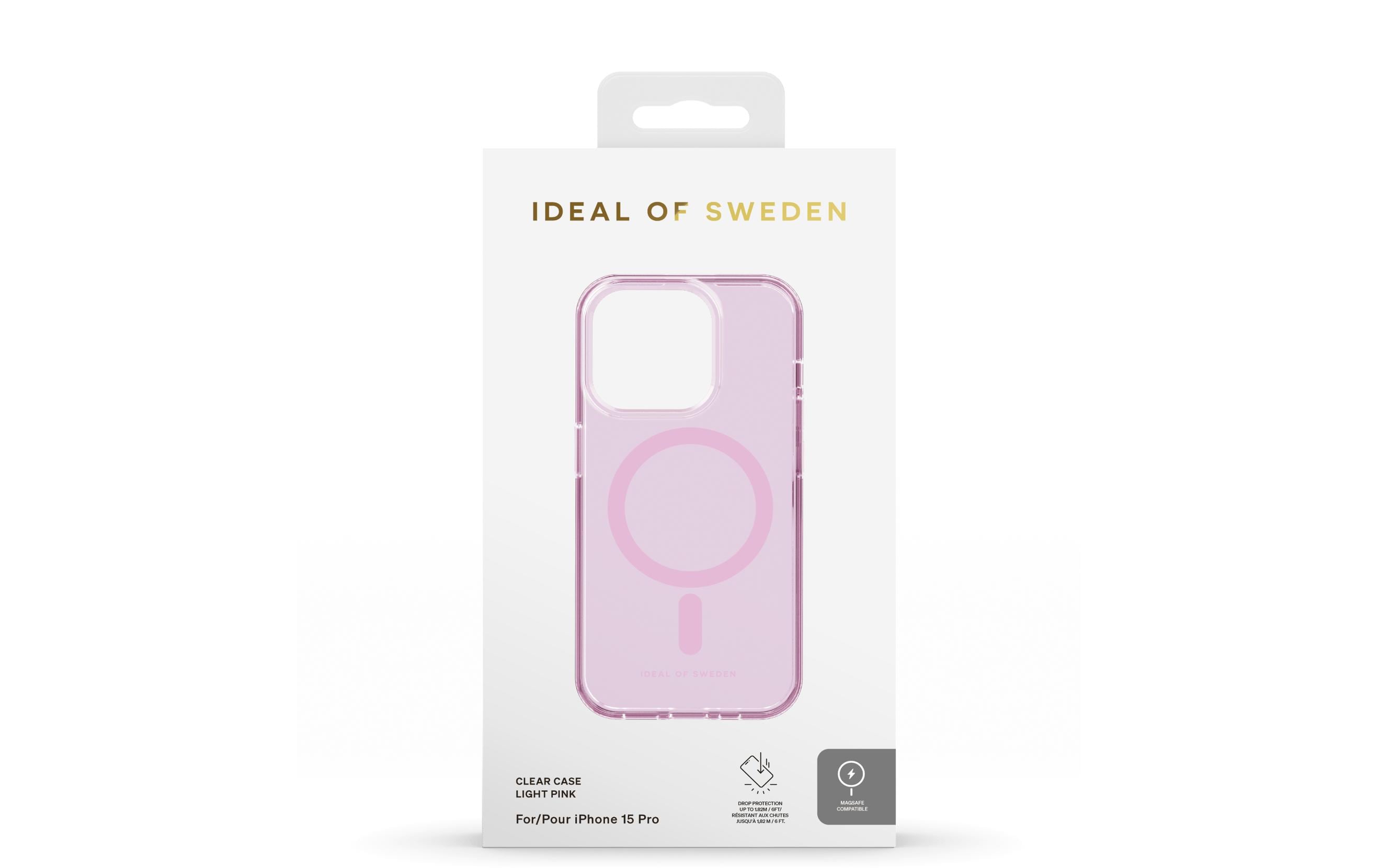 Back Cover Clear Case iPhone 15 Pro Light PinkSilikon-Backcover für das iPhone 15 Pro