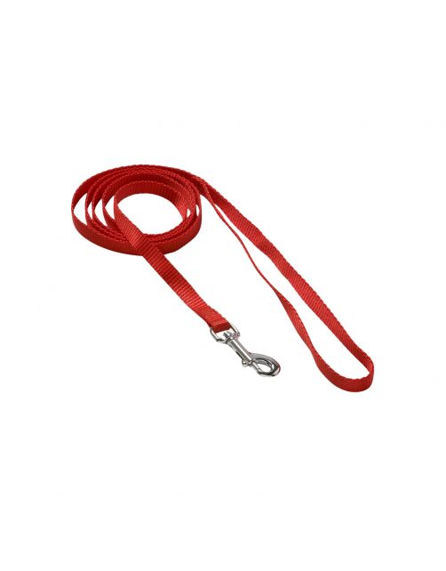 Adori Looplijn Nylon Rood - Hondenriem