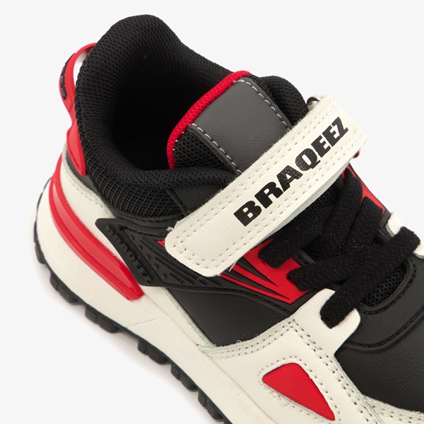 Braqeez jongens sneakers met rode details