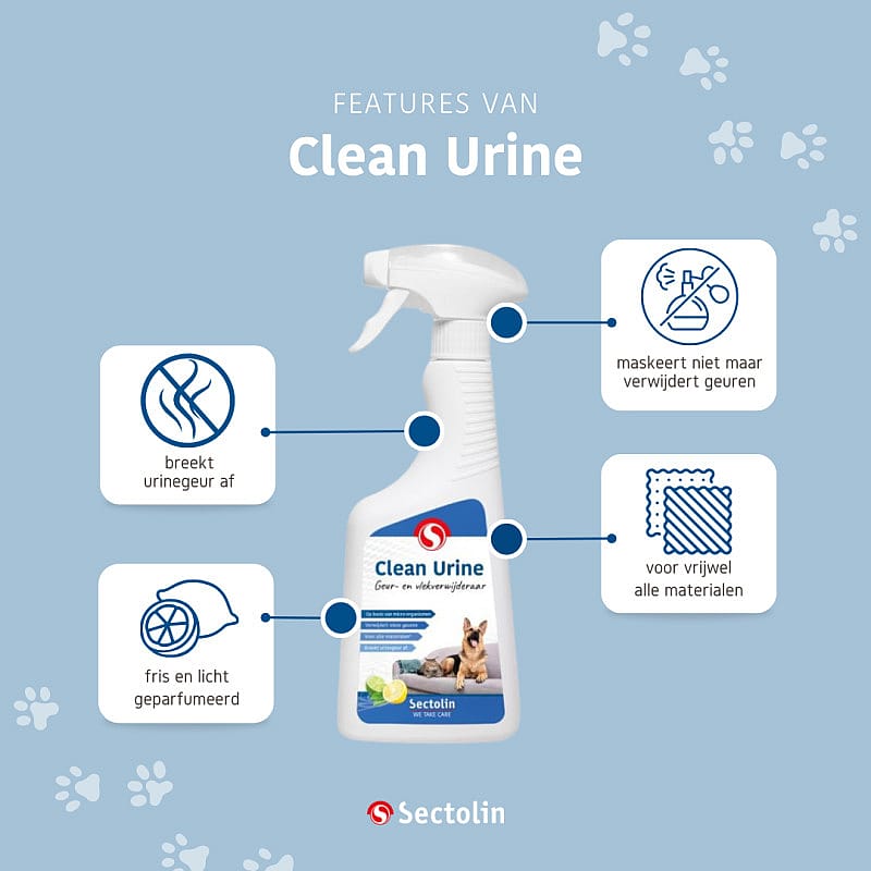 Sectolin Clean Urine Sprayflacon Hond Kat 500 ml | 12348