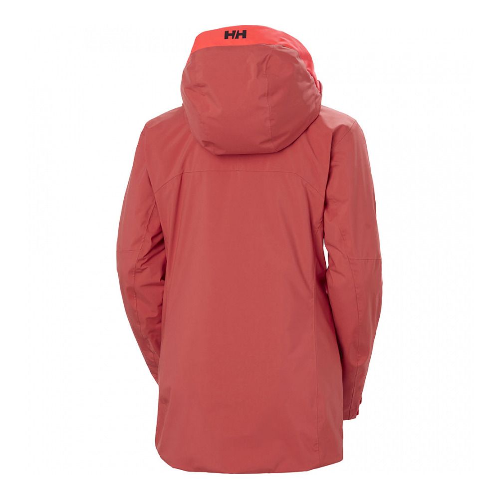 Helly Hansen POWSHOT - Veste ski Femme poppy red