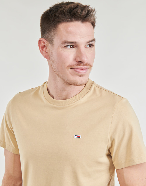 Tommy Jeans - TJM SLIM JERSEY C NECK EXT Beige