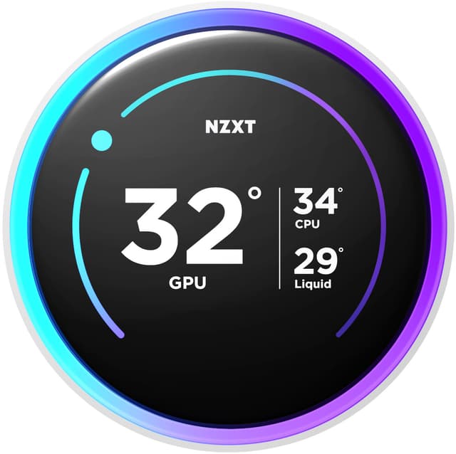 NZXT Kraken 280 Elite V2 RGB CPU-væskekøler (hvid)
