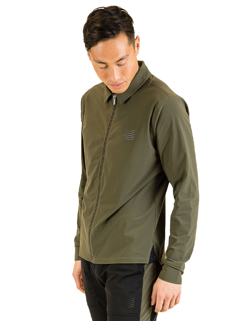 HBT ARMY | CHARLIE ZIP CHEMISE HOMME KAKI