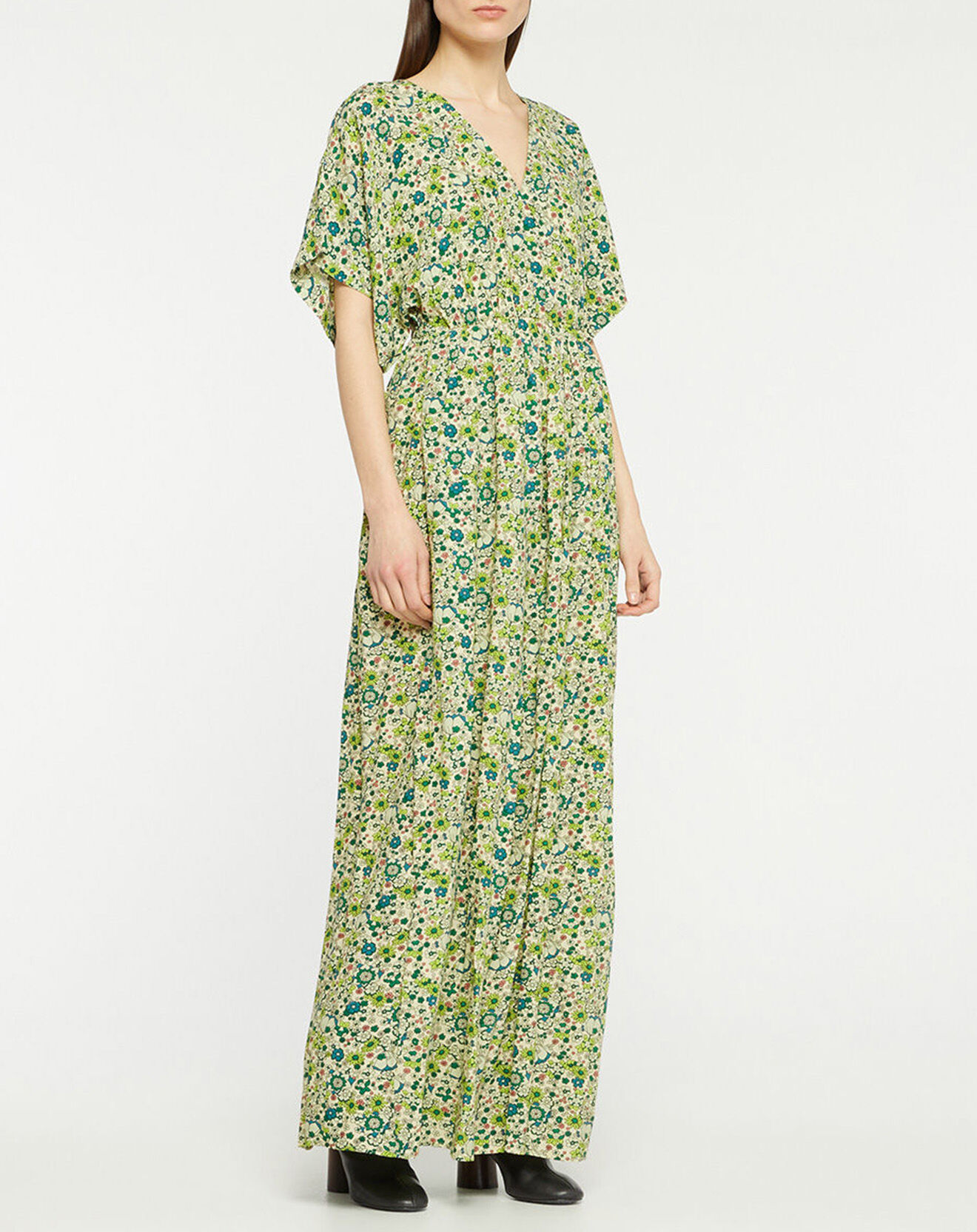 Scotch & Soda Robe longue Kimono verte