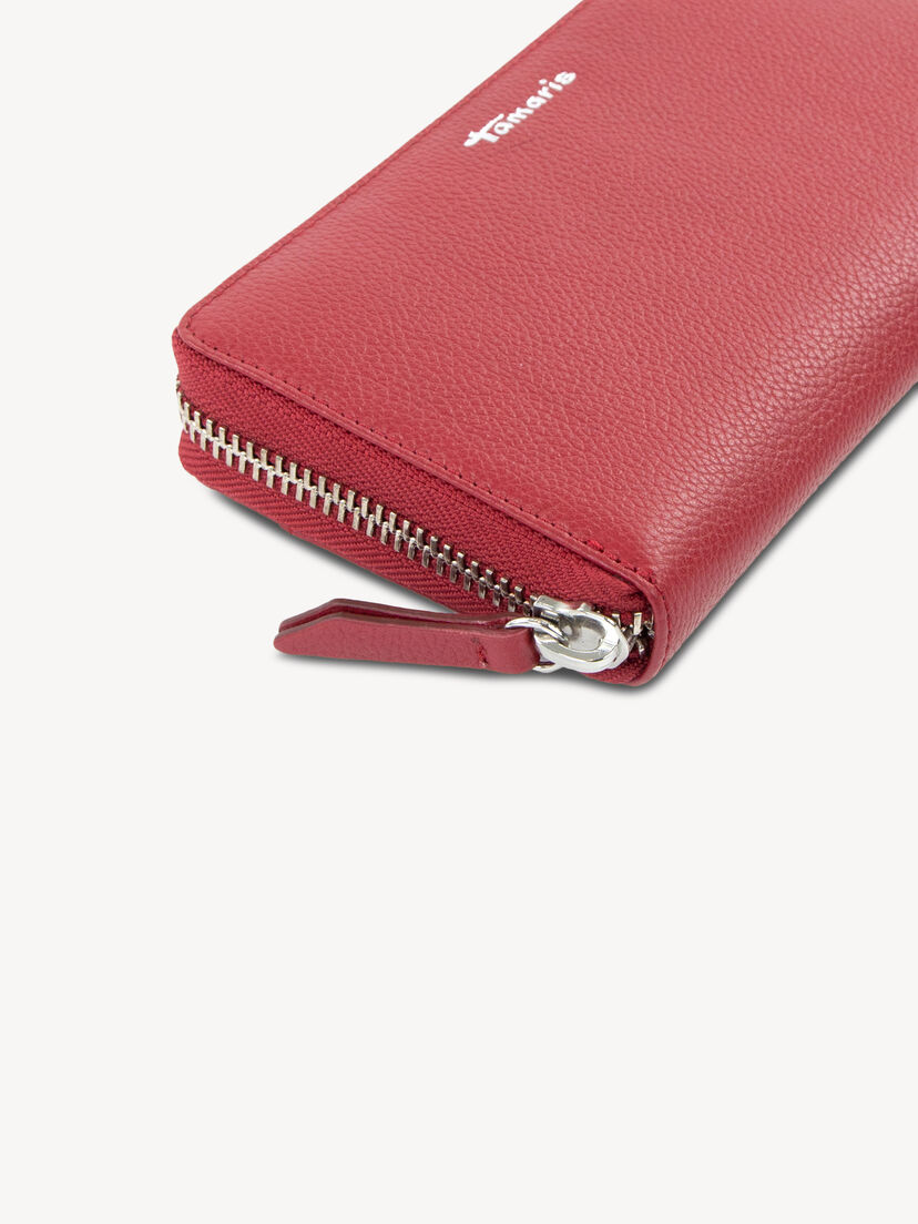 Leren Portemonnee - rood