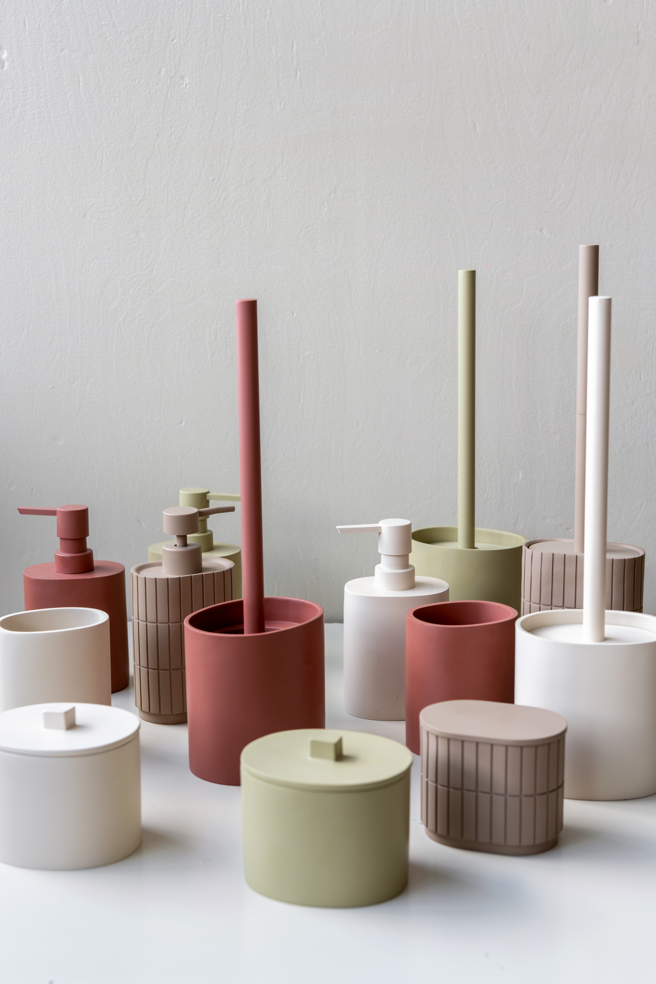 Toiletborstel soft terracotta