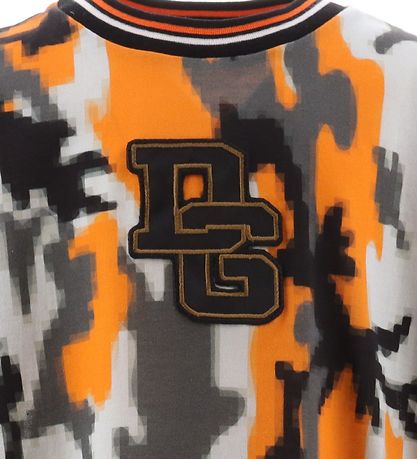 Dolce & Gabbana T-Shirt - Reborn To Live - Orange/Gr? Camouflage