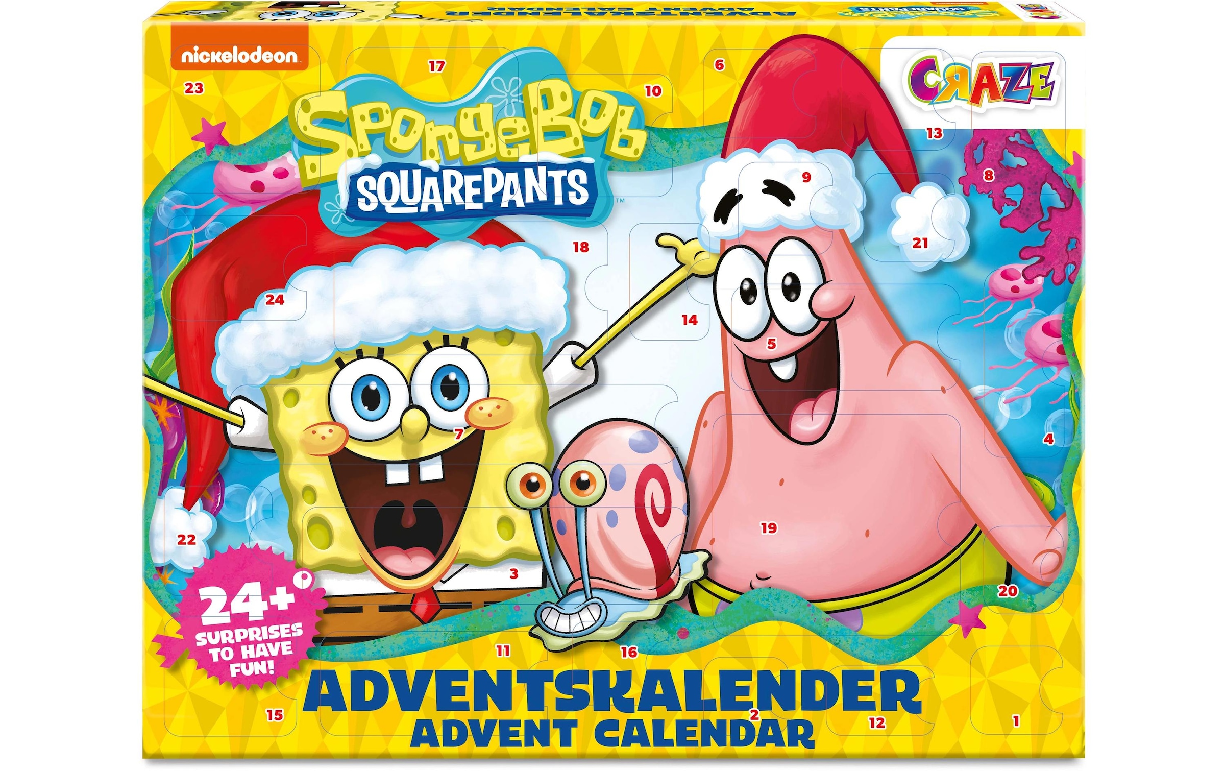 CRAZE Adventskalender »SpongeBob 2024« ab 3 Jahren