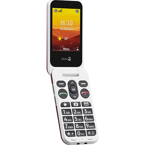 Doro Leva L21 4G - rød/hvid