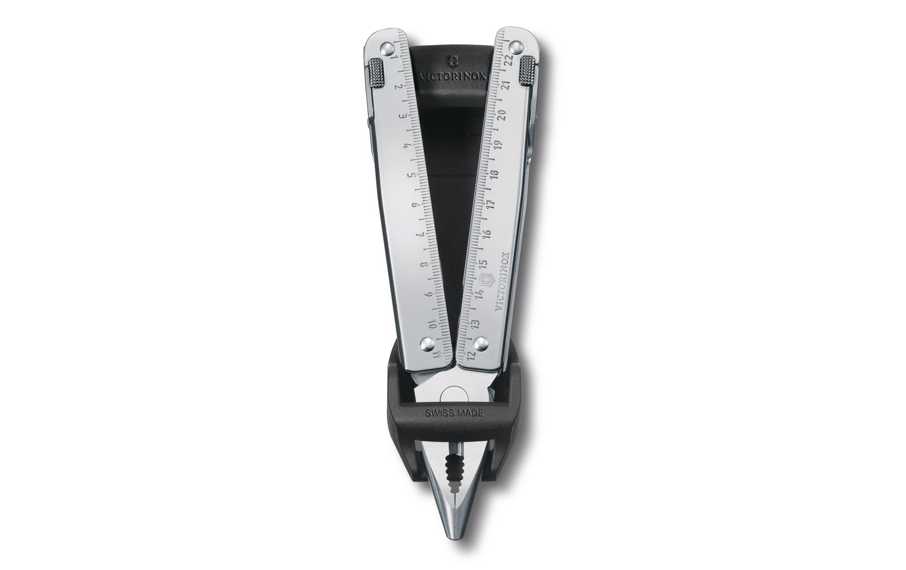 SwissTool X in Kunststoff-Gürtelhalter<br>Multitool