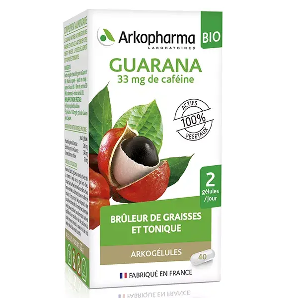 Arkopharma Arkogélules Guaraná Orgânico 40 cápsulas